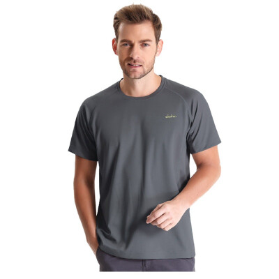 

Carring (clothin) quick-drying T-shirt men's outdoor sports short-sleeved loose round neck breathable quick-drying clothes CT13306 black XL code