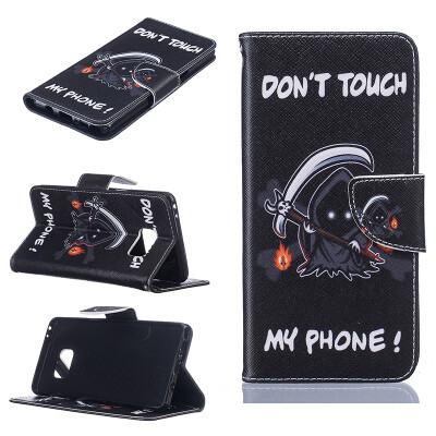 

Grim Reaper Design PU Leather Flip Cover Wallet Card Holder Case for SAMSUNG GALAXY Note 7