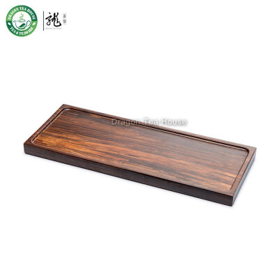 

Ebony Wood Chinese Gongfu Tea Serving Tabletop Serveware Table Tray 34x14cm