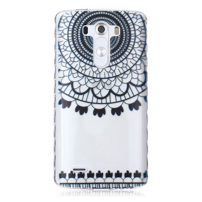 

Black wind chimes Pattern Soft Thin TPU Rubber Silicone Gel Case Cover for LG G3