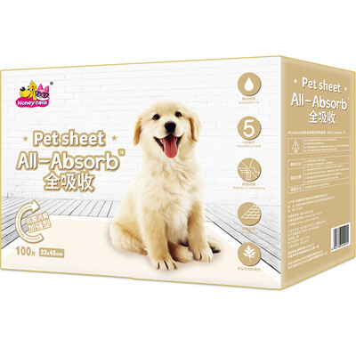 

Сердце домашнего животное Honeycare полный спектр усиленного абсорбент подгузник антибактериальной ПЭТ ПЭТ лист М код листу 45 * 60 см 50