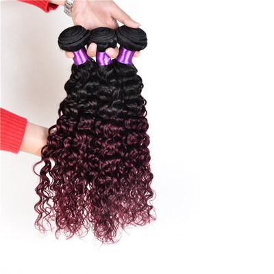 

Grade 8A Malaysian Virgin Hair Weave Ombre Malaysian Deep Curly 3 Bundles Malaysian Ombre Curly Virgin Hair Remy Human Hair