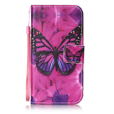 

Black Butterfly дизайн PU кожа флип крышку крышки кошелька карты чехол для Samsung Galaxy S5/G9006V