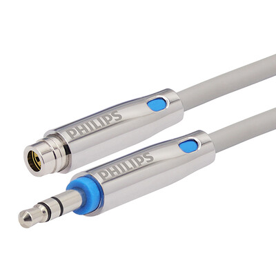 

Philips PHILIPS SWA5012A 35mm Stereo Earphone Extension Cable Audio Extension Cable 35 male to female 1 meter
