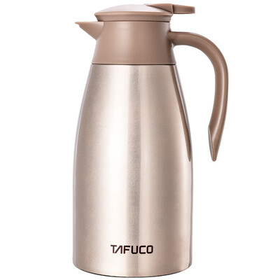 

Taifu high (TAFUCO) insulation pot thermos bottle large capacity vacuum home office thermos bottle thermos bottle 2L T-1280 brown