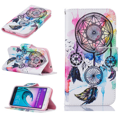 

Dreamcatcher Design PU Leather Flip Cover Wallet Card Holder Case for SAMSUNG GALAXY J3