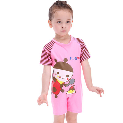 

hugmii children swimsuit boys&girls cartoon baby conjoined sunscreen surfing suit FCIT0273 bee 130 yards