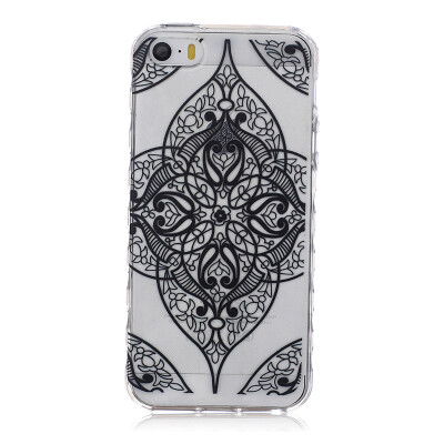 

Black love Pattern Soft Thin TPU Rubber Silicone Gel Case Cover for IPHONE 5/5S/5SE