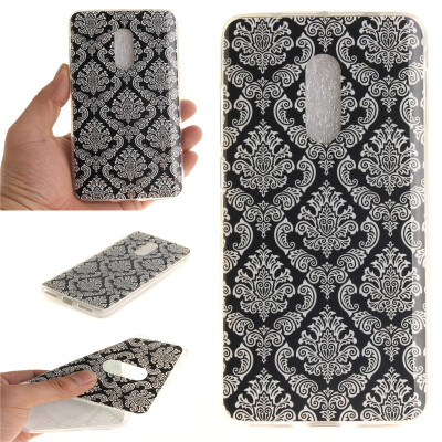 

Totem flowers Pattern Soft Thin TPU Rubber Silicone Gel Case Cover for Xiaomi Redmi Note 4X