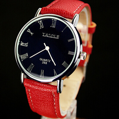 

Ya Zhuo Lun couple table Korean fashion casual belt watch men and women couples watch YZL0514TH-1