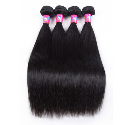 

Fashion Style Malaysian Straight Hair 8A Grade Unprocessed Malaysian Virgin Hair Natural Color 4 pcs/lot Human Hair Bundles