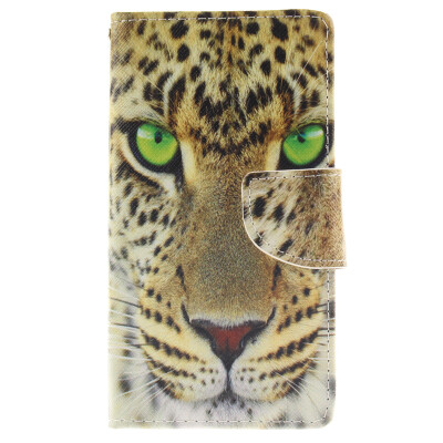 

Yellow tiger Design PU Leather Flip Cover Wallet Card Holder Case for Nokia Lumia 930