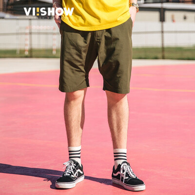 

Weixiu viishow casual shorts men's green men's pants elastic sports shorts tide KD11811721 army green XL