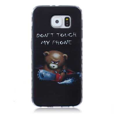 

Bear Pattern Soft Thin TPU Rubber Silicone Gel Case Cover for SAMSUNG GALAXY S6