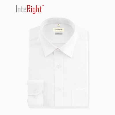 

INTERIGHT 100 cotton washing machine free hot shirt business men long sleeve white 42 yards