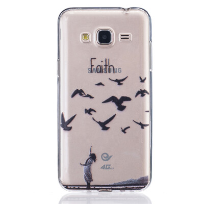 

Faith Dress girl Pattern Soft Thin TPU Rubber Silicone Gel Case Cover for SAMSUNG Galaxy J3 2016/J310