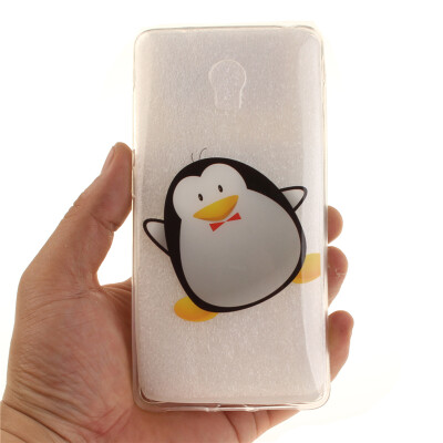 

Cartoon penguin Pattern Soft Thin TPU Rubber Silicone Gel Case Cover for Lenovo Vibe P1