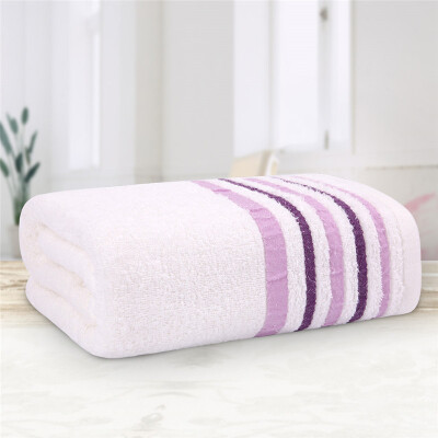 

Xin brand towel home textile cotton crepe striped satin file elegant soft water absorbent towel 5 powder / green / yellow / coffee / purple 100g / Article 34 * 76cm