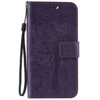 

Purple Tree Design PU кожа флип крышку кошелек карты держатель чехол для LENOVO A2020