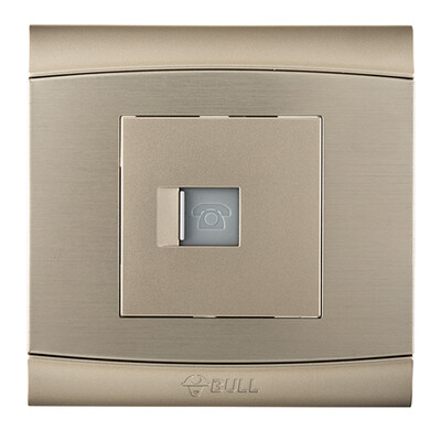 

Bull BULL switch socket G19 series two TV socket 86 type panel G19T233 champagne gold