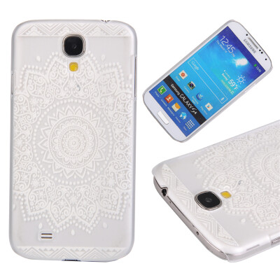 

White Flower Pattern Soft Thin TPU Rubber Silicone Gel Case Cover for SAMSUNG Galaxy S4