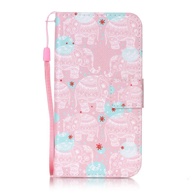 

Pink Elephant Design PU Leather Flip Cover Wallet Card Holder Case for Huawei Nova/CAZ-AL10