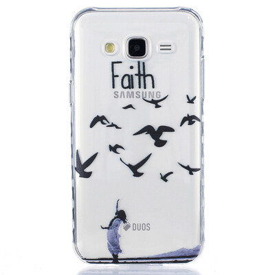 

Woman birdie Pattern Soft Thin TPU Rubber Silicone Gel Case Cover for SAMSUNG GALAXY J5