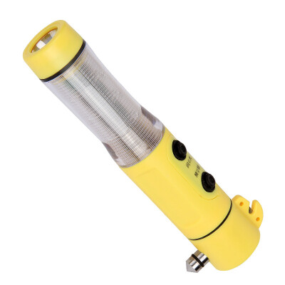 

Multi-function LED lights broken window hammer at the bottom of the strong magnetic hand electric knife burst flash life-saving sa