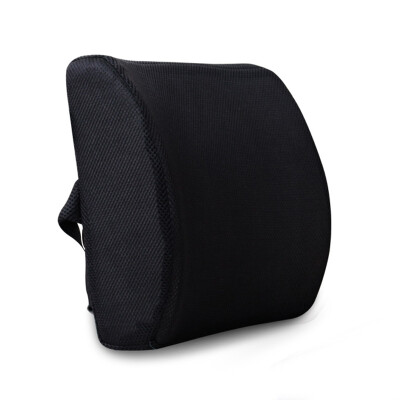 

Flying Feitian Increased Thicker Office Lumbar Cushion Four Seasons Seat Car Car Back Pad Memory Cotton Maternity Waist Pillow Mesh Black