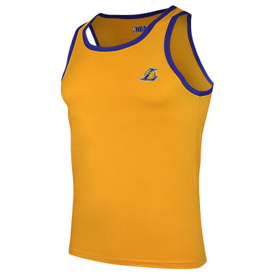 

NBA Men&39s Sports Vest Pure Color Stretch Cotton Slim Basketball Trousers Vest Running Fitness Shirt Sweat Lakers XL