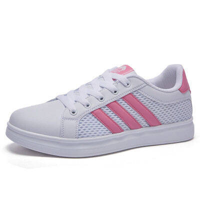 

Camel (CAMEL) board shoes men and women couples leisure sports shoes breathable white shoes A71360607 white / silver 39