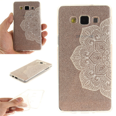 

Half white flowers Pattern Soft Thin TPU Rubber Silicone Gel Case Cover for SAMSUNG GALAXY A5