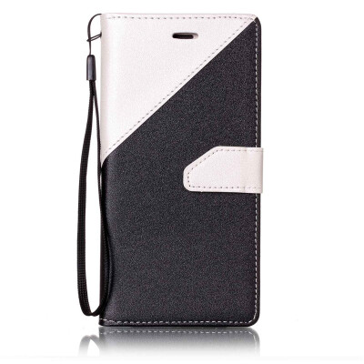 

Black + White Design PU Leather Wallet Case Classic Flip Cover with Stand Function and Credit Card Slot for HUAWEI Y3 II