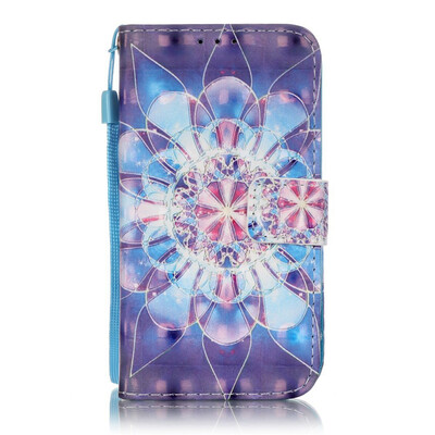 

Colourful Flower Design PU Leather Flip Cover Wallet Card Holder Case for SAMSUNG G360