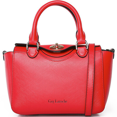 

Ji Longxue Guy Laroche простой кожаный сумочка сумочка мода мешок мешок плеча сумка GS12171081-34 ярко-красный