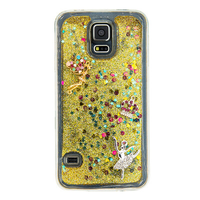 

Динамический Quicksand Блеск наливные Мягкая ТПУ чехол для SAMSUNG S5