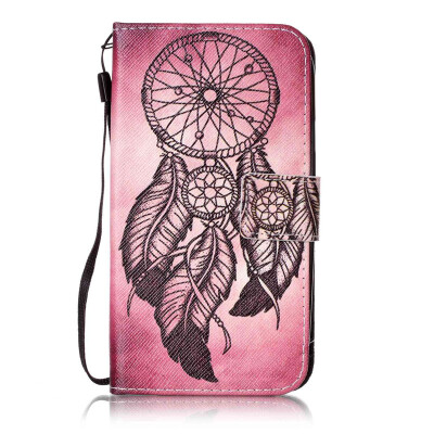 

Maroon Wind Chimes Design PU Leather Flip Cover Wallet Card Holder Case for Samsung Galaxy Grand Neo PlusI9060