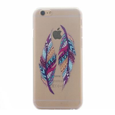 

Feather Pattern Soft Thin TPU Rubber Silicone Gel Case Cover for IPHONE 6/6S