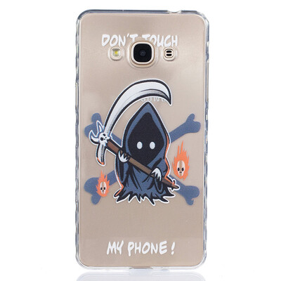 

Grim Reaper Pattern Soft Thin TPU Rubber Silicone Gel Case Cover for SAMSUNG GALAXY J3 Pro