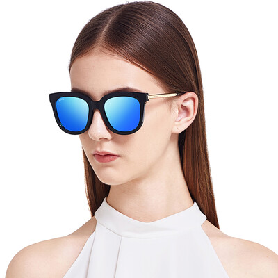 

Wei Gou&39s VEGOOS 9073 polarized sunglasses female models fashion face frame big frame driving mirror glasses sunglasses transparent frame mirror mercury