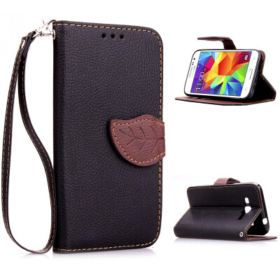 

Black Design PU Leather Flip Cover Wallet Card Holder Case for Samsung Galaxy Core PrimeG3609