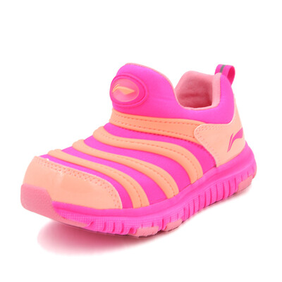 

Li Ning детская одежда обувь LI-NING KIDS гусеничная обувь мальчики и девочки повседневная обувь AREM012-3 предел красный 27