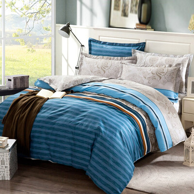 

Jiuzhou deer home twill printing quilt double bed quilt cotton single quilt Nordic style 150x200cm