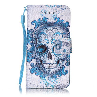 

Ghost Design PU Leather Flip Cover Wallet Card Holder Case for IPHONE 6S