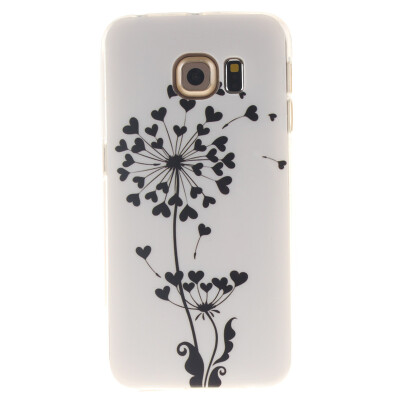 

Love dandelion Pattern Soft Thin TPU Rubber Silicone Gel Case Cover for SAMSUNG GALAXY S6 Edge