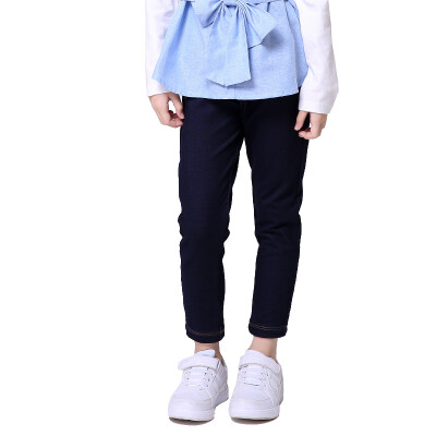 

Love to adopt by (liancaiyi) large children's pure color leisure casual jeans 6AG14042 possession of green 110