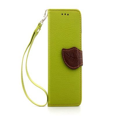 

Green Design PU Leather Flip Cover Wallet Card Holder Case for HTC M7One