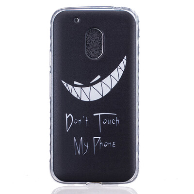 

Bad laugh Pattern Soft Thin TPU Rubber Silicone Gel Case Cover for Moto G4G4 Plus