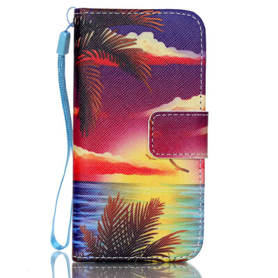 

Coconut Water Design PU Leather Flip Cover Wallet Card Holder Case for IPHONE 5