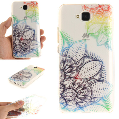 

Dream flower Pattern Soft Thin TPU Rubber Silicone Gel Case Cover for HUAWEI enjoy 5